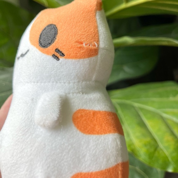 Kleptocats Orange White Kitty Cat w Flaw Read Notes Small Stuffed Animal Plush - Picture 3 of 6